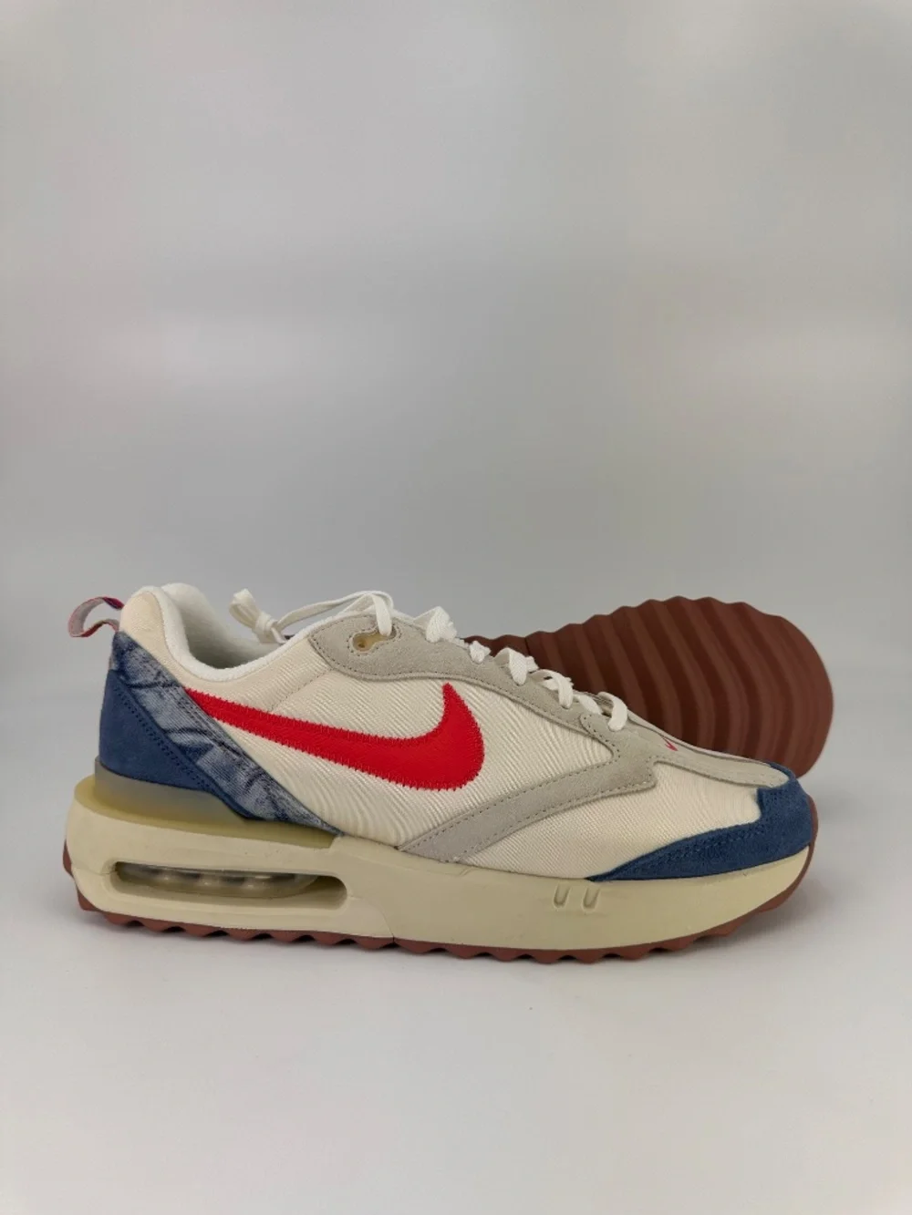 Nike Air Max Dawn Coconut Milk Track Red Running Sneakers DV1487-162 Men's Sizes